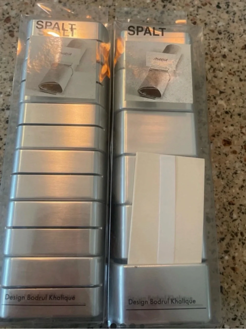 Spalt IKEA Napkin Ring Holders Stainless Steel 2 Sets of 6 Each. NEW